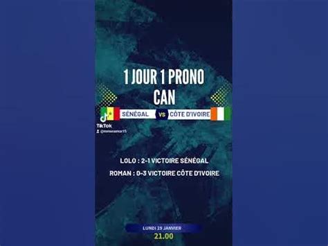 prono senegal|Pronostic Sénégal Cote d'Ivoire .